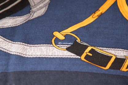 エプロンドール（Eperon d'Or / 黄金の拍車）エルメス　カレジュアン　カシミヤシルク１４０