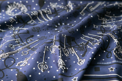 ヴィンテージエルメススカーフ　エルメス カレ55　Les Clés Bandana（レ・クレ・バンダナ）鍵