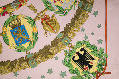 ヴィンテージエルメススカーフ　エルメス カレ90 Emblemes de LEurope(ヨーロッパ エンブレム)