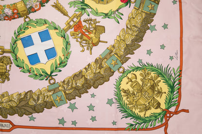 ヴィンテージエルメススカーフ　エルメス カレ90 Emblemes de LEurope(ヨーロッパ エンブレム)