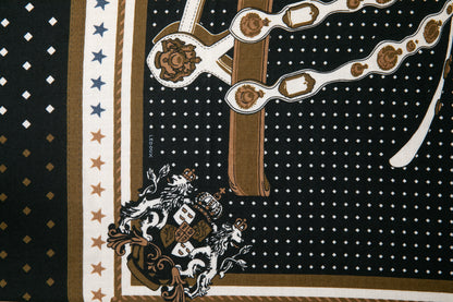 カレジュアン　カシシル 宮廷の馬具　バンダナ Harnais de Cour Bandana（アルネ・ドゥ・クール・バンダナ）　カシミヤシルク１４０