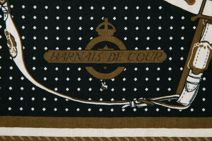 カレジュアン　カシシル 宮廷の馬具　バンダナ Harnais de Cour Bandana（アルネ・ドゥ・クール・バンダナ）　カシミヤシルク１４０