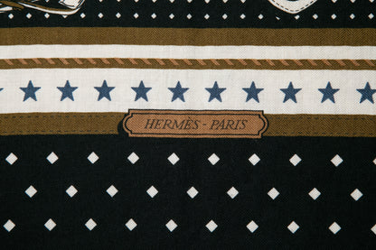 カレジュアン　カシシル 宮廷の馬具　バンダナ Harnais de Cour Bandana（アルネ・ドゥ・クール・バンダナ）　カシミヤシルク１４０