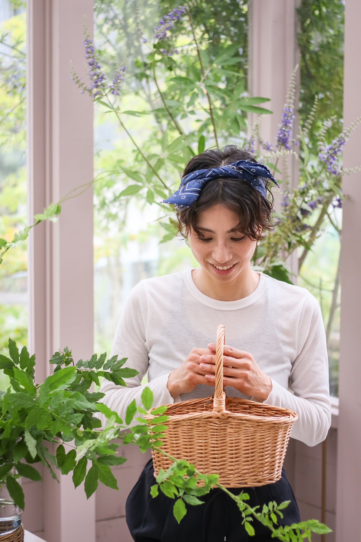 ヴィンテージエルメススカーフ　エルメス カレ55　Les Clés Bandana（レ・クレ・バンダナ）鍵
