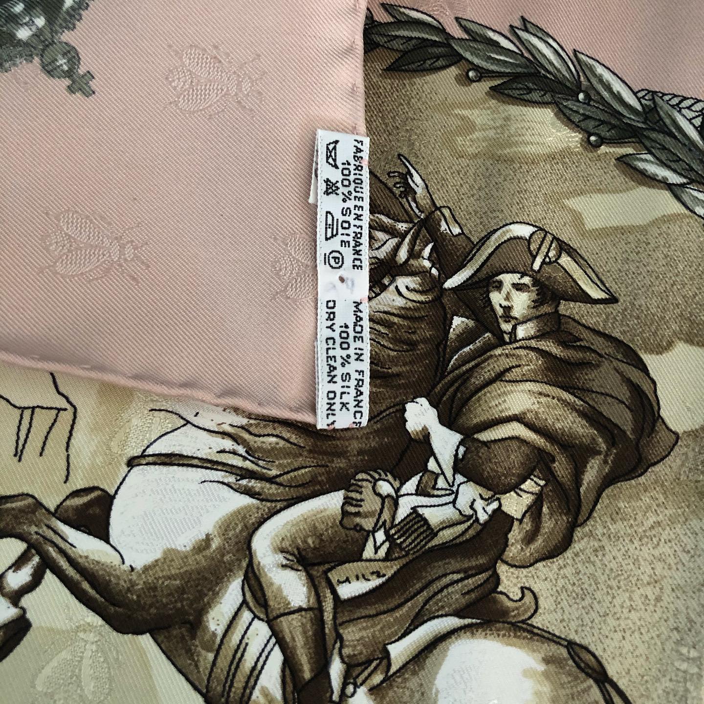 【売約済】NAPOLÉON ナポレオン 　ヴィンテージエルメススカーフ　カレ９０