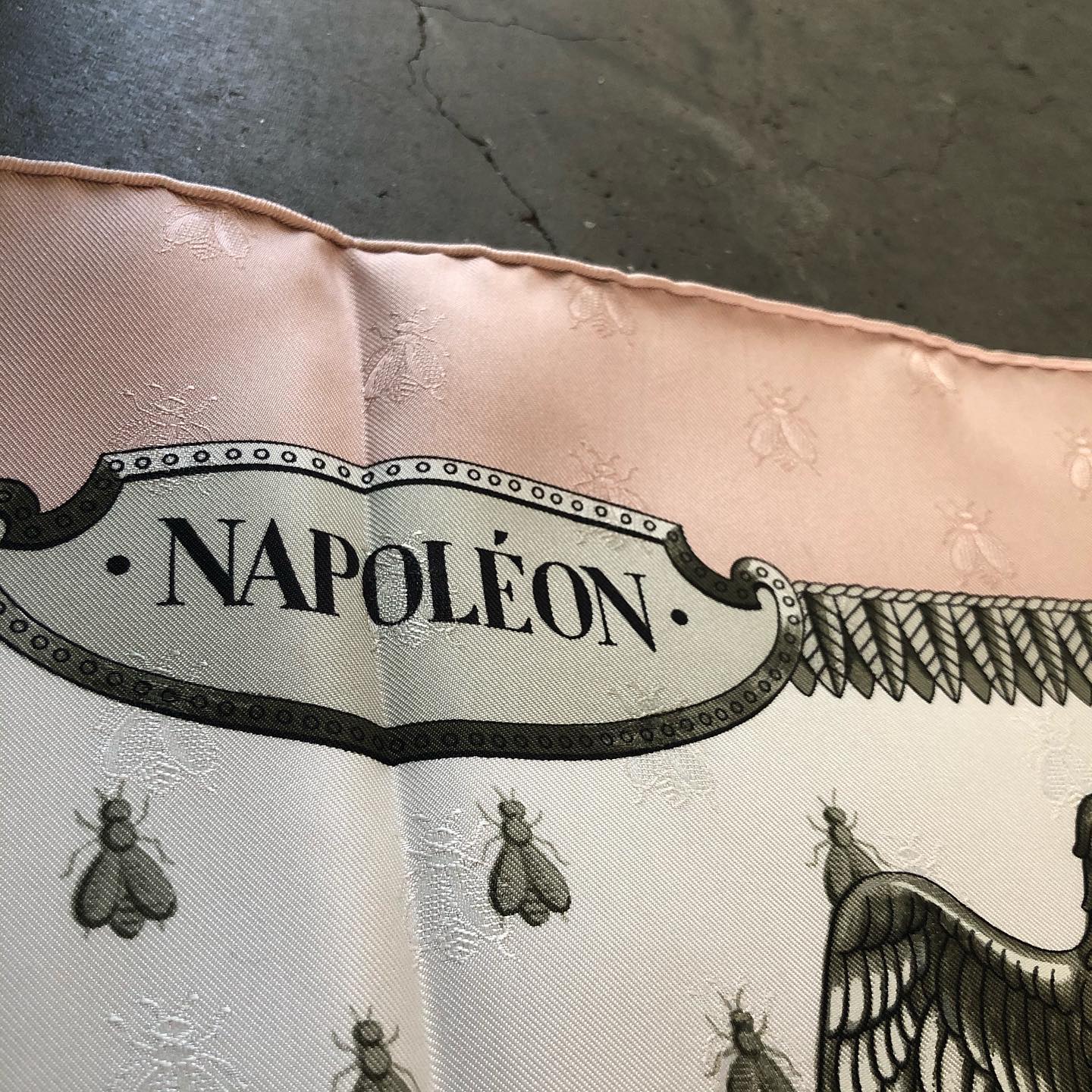 【売約済】NAPOLÉON ナポレオン 　ヴィンテージエルメススカーフ　カレ９０
